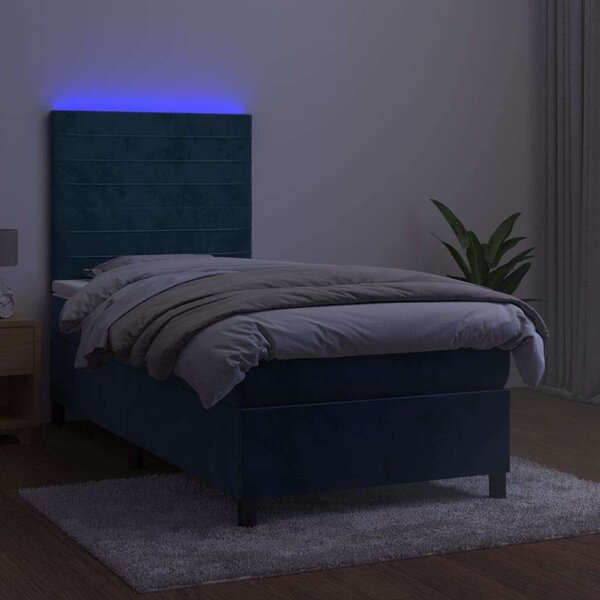 Bársony Ágy LED-del - 100x200 cm