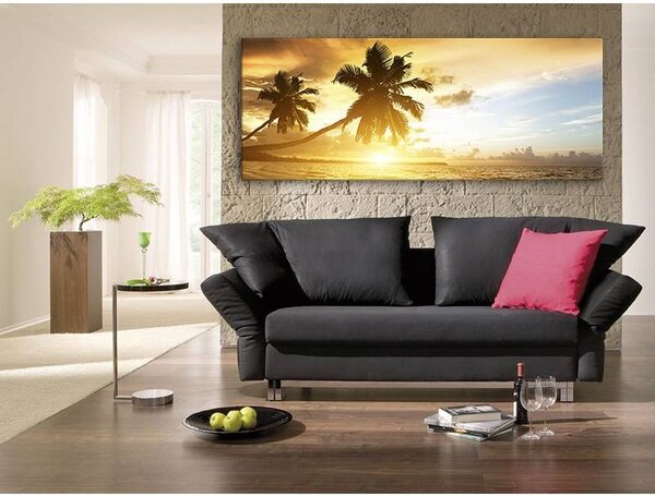 70x40 cm - Napfelkelte az atlani óceánon vászonkép