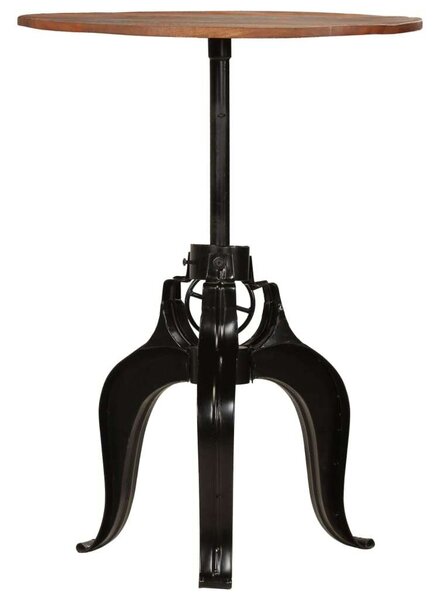 VidaXL Bárasztal - Újrahasznosított Fa - Állítható Magasság - 75cm