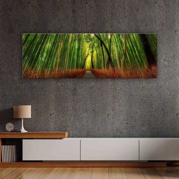 70x40 cm - Mesés bambusz erdő vászonkép