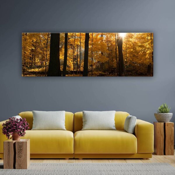 70x40 cm - Aranyló napsugarak vászonkép