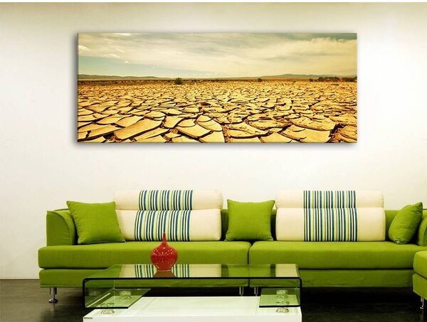70x40 cm - Szikes táj vászonkép