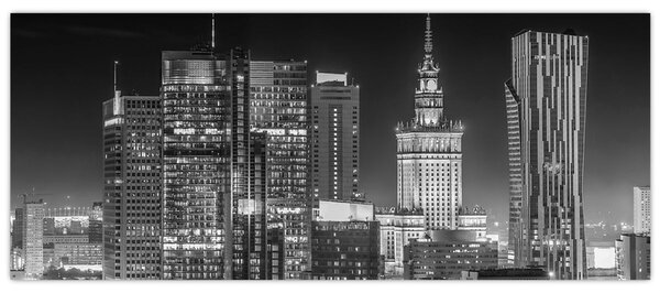 Kép - Fekete-fehér New York (120x50 cm)