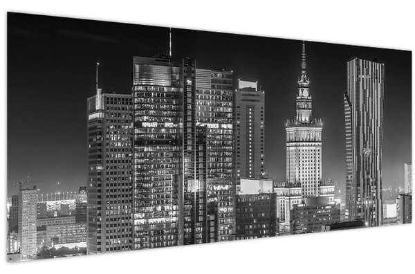 Kép - Fekete-fehér New York (120x50 cm)