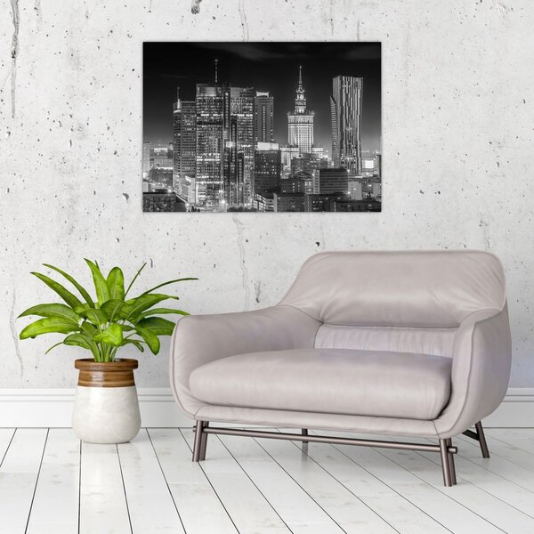 Kép - Fekete-fehér New York (70x50 cm)