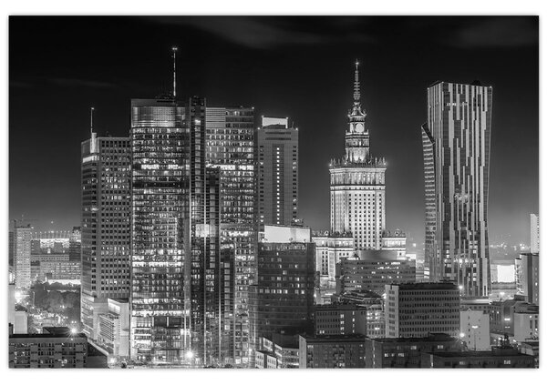 Kép - Fekete-fehér New York (90x60 cm)
