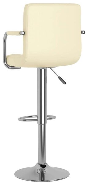 VidaXL Krémszín Bárszék - 2 db