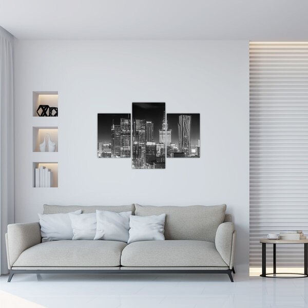 Kép - Fekete-fehér New York (90x60 cm)