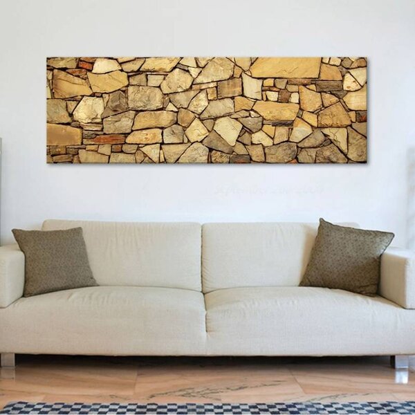 70x40 cm - Kő mintázat vászonkép