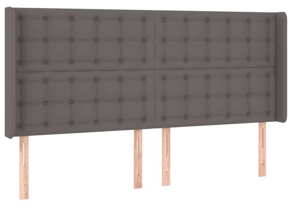 VidaXL LED-es Fejtámla - Műbőr - 163x16x118/128 cm