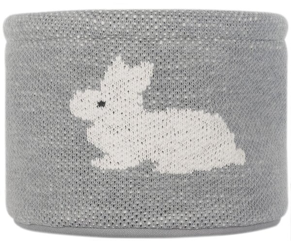 Bunny szürke pamut rendszerező, ø 16 cm - Kindsgut