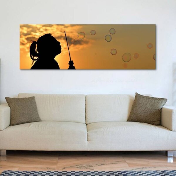 70x40 cm - Buborékok vászonkép