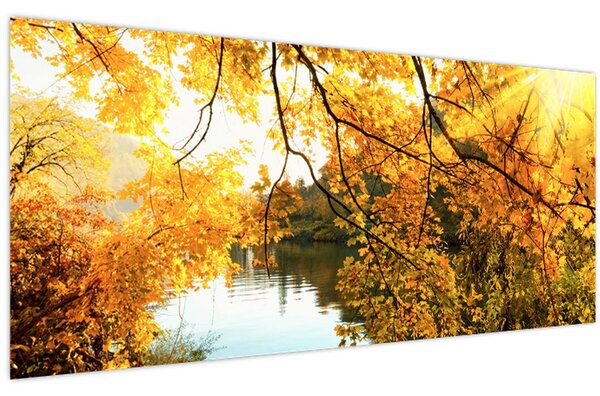 Kép - Őszi fa (120x50 cm)