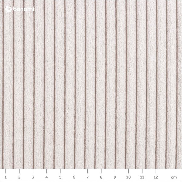 Bézs kárpitozott franciaágy ágyrács nélkül 180x200 cm Mattis Cord – Meise Möbel