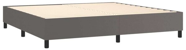 VidaXL Ágy - Műbőr - LED - 200x200 cm