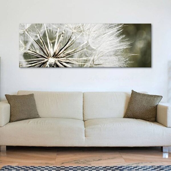 70x40 cm - Pitypang közeli vászonkép
