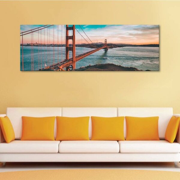 70x40 cm - Goldengate híd vászonkép