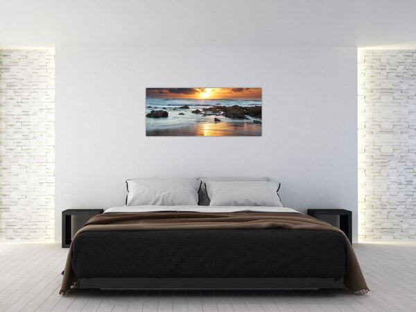 Kép - A napsütötte tenger (120x50 cm)