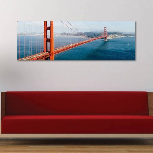 70x40 cm - Goldengate látkép vászonkép