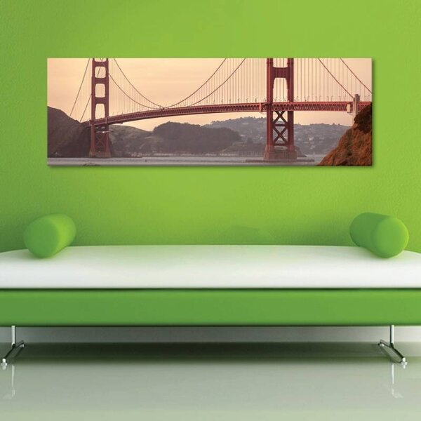 70x40 cm - Goldengate az óriás vászonkép