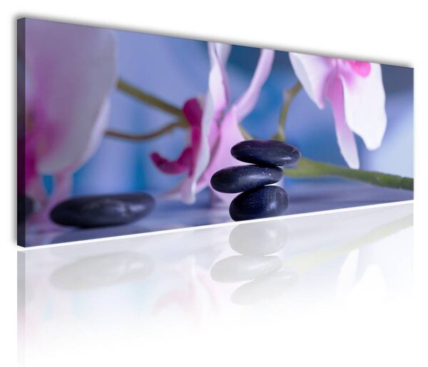 70x40 cm - Zen orchideák vászonkép