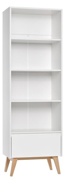 Swing fehér gyerek könyvespolc, 65 x 200 cm - Pinio