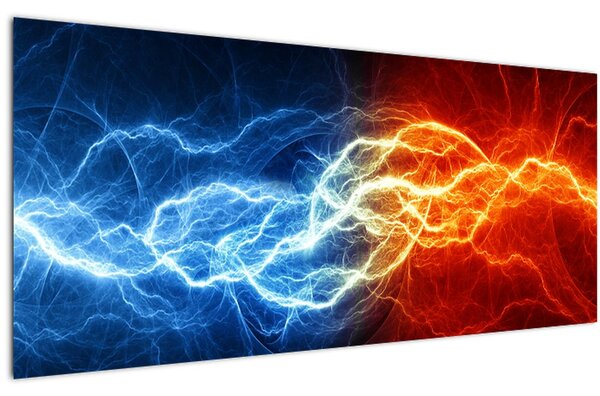 Az elektromos feszültség képe (120x50 cm)