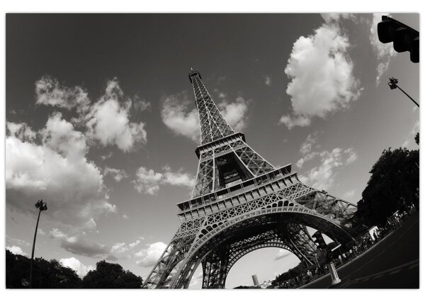 Kép - Eiffel-torony Párizsban (90x60 cm)