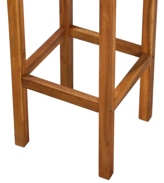 VidaXL Akácfa Bárszék - 2 db - 74 cm