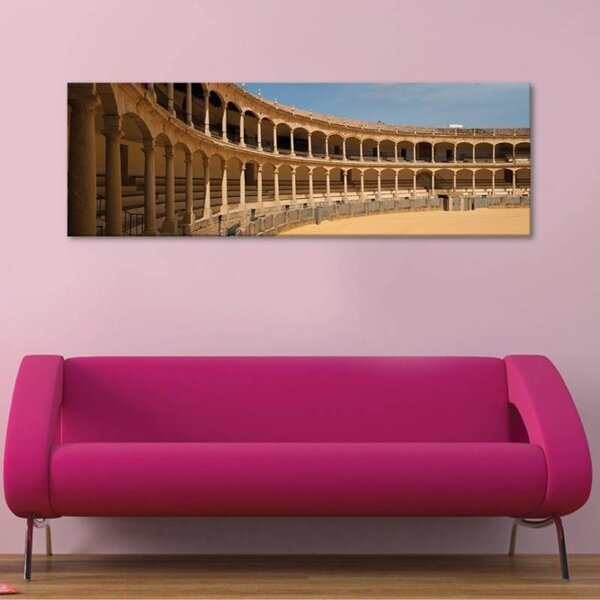 100x40 cm - Amfiteatrum építészeti ívek vászonkép