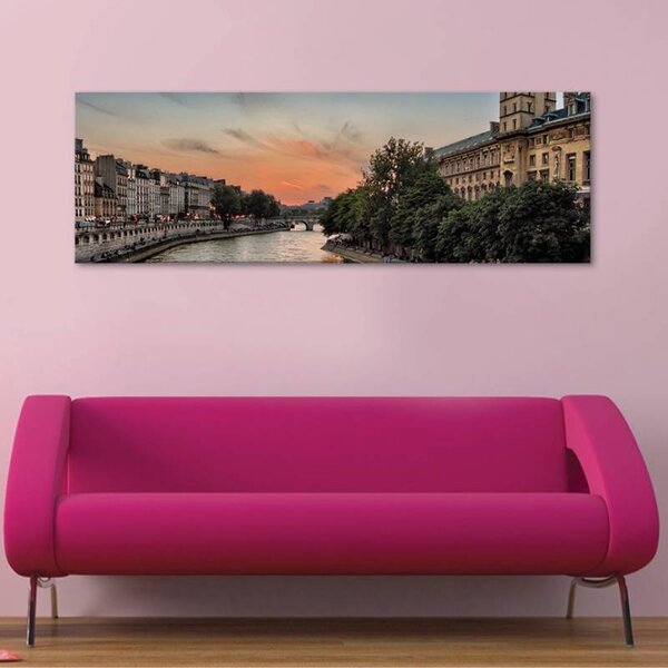 70x40 cm - Hajnal Velencében vászonkép