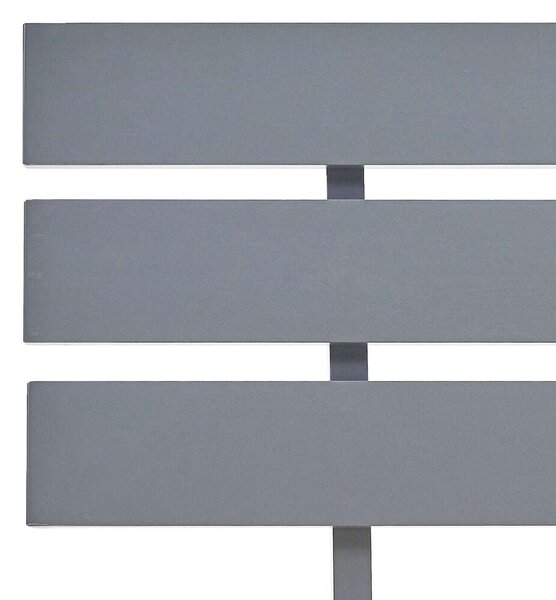 VidaXL Szürke Tömör Fenyőfa Ágykeret - 140x200 cm