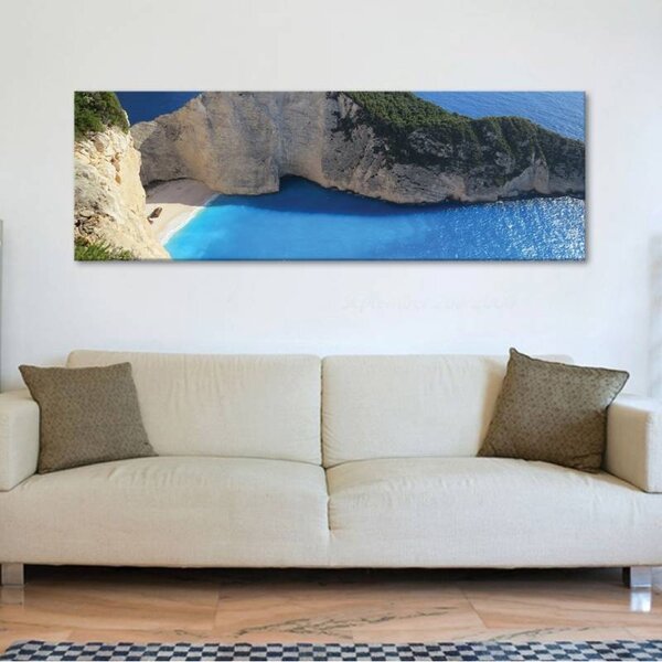 70x40 cm - Mennyei tengerpart vászonkép