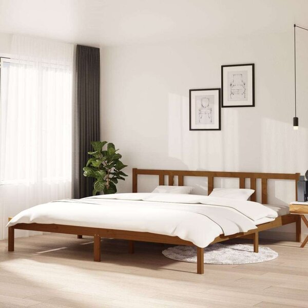 VidaXL Tömörfa Ágykeret - 200x200 cm