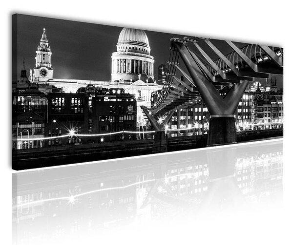 70x40 cm - Londoni éjszaka vászonkép