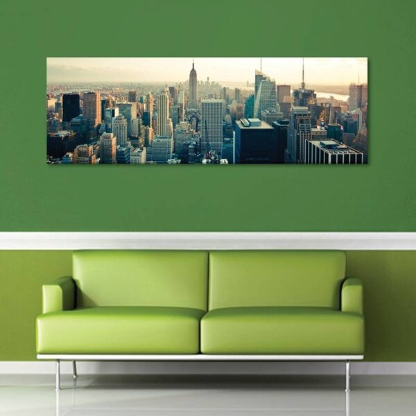 70x40 cm - Egy nap Manhattanben vászonkép