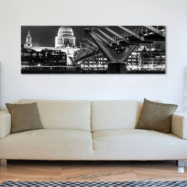 70x40 cm - Londoni éjszaka vászonkép