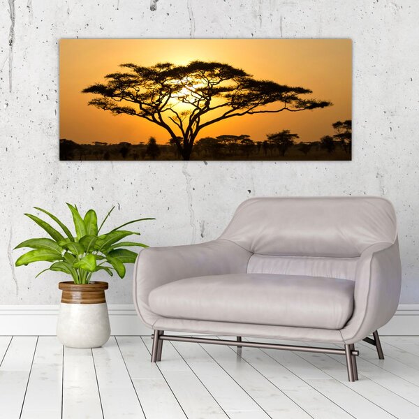 Kép - afrikai szavanna (120x50 cm)