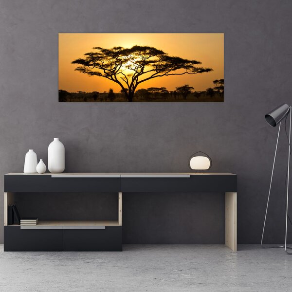 Kép - afrikai szavanna (120x50 cm)