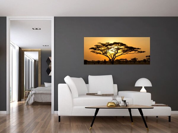 Kép - afrikai szavanna (120x50 cm)