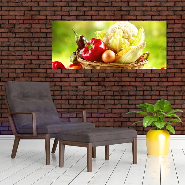 Kép - Zöldségek (120x50 cm)