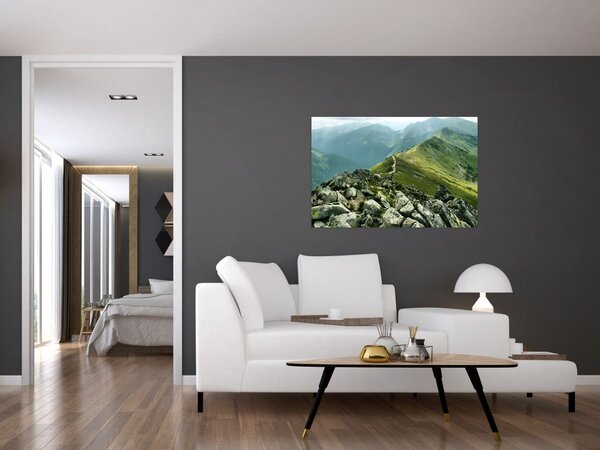 Kép - Hegyi táj (90x60 cm)