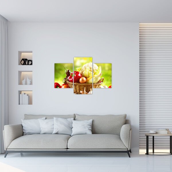 Kép - Zöldségek (90x60 cm)