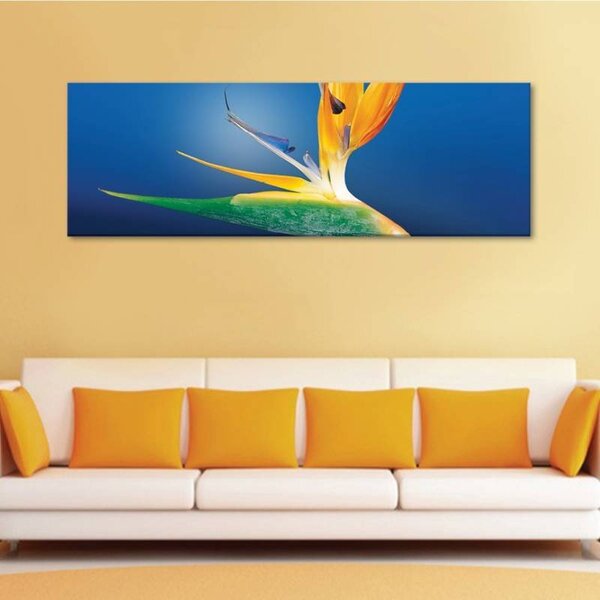 70x40 cm - Absztrakt növényvilág vászonkép