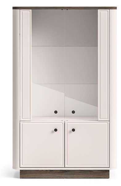 Amberto magas vitrin 92 cm - kasmír / windmill tölgy sötét