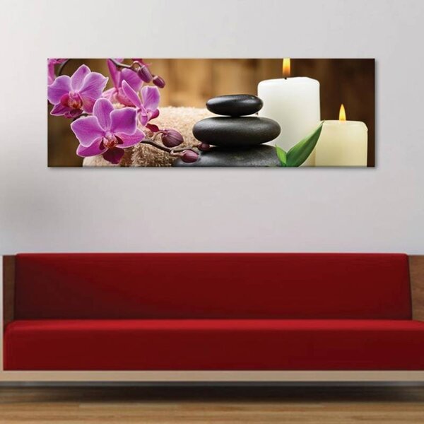 70x40 cm - Tiszta Feng shui orchidea vászonkép