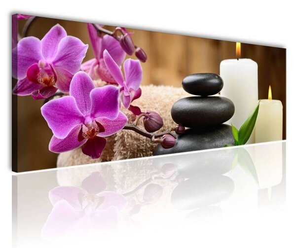 70x40 cm - Tiszta Feng shui orchidea vászonkép