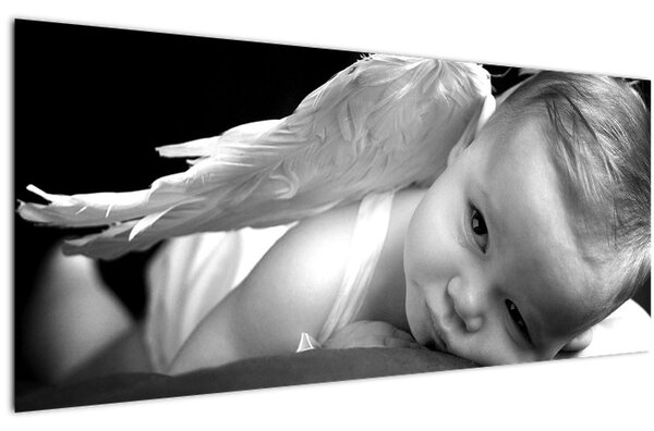 Egy baba angyal képe (120x50 cm)