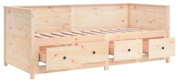 VidaXL tömör fenyőfa kanapéágy 75 x 190 cm