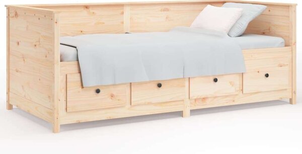 VidaXL tömör fenyőfa kanapéágy 75 x 190 cm
